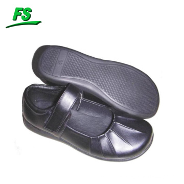 Children Black School Shoes